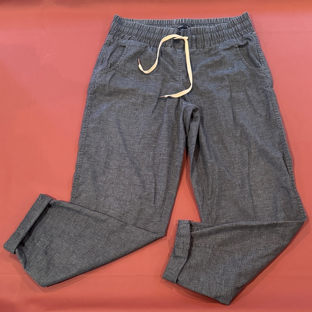Prana Gray Joggers with Drawstring